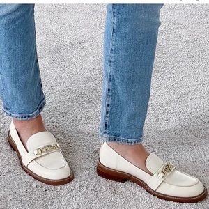 Sam Edelman White Christy Slip On Loafer Flats